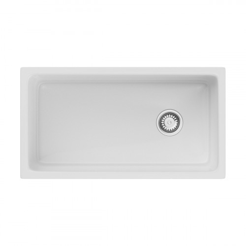 Кухонная мойка Omoikiri Tokara 88-U/I-WH Glossy Natceramic/белый глянцевый, 4993867