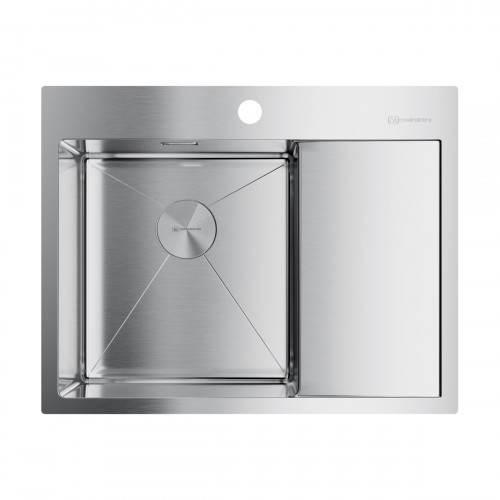 Кухонная мойка Omoikiri Akisame 65-L-IN нерж. сталь/нержавеющая сталь, 4973058