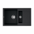 Кухонная мойка Omoikiri Sakaime 78-2-BL Tetogranit/черный, 4993114