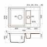 Кухонная мойка Omoikiri Sakaime 78-2-EV Tetogranit/эверест, 4993200
