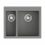 Кухонная мойка Omoikiri Bosen 59-2-PL Tetogranit/платина, 4993224