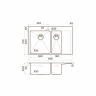 Кухонная мойка Omoikiri Akisame 78-2-L-IN нерж. сталь/нержавеющая сталь, 4973062