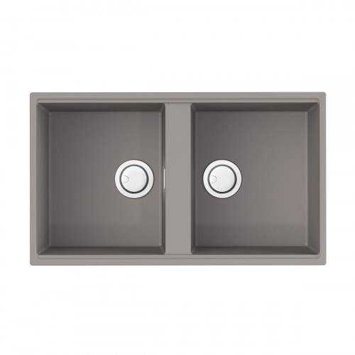 Кухонная мойка Omoikiri Kitagawa 83-2-U-GR Artceramic/leningrad grey, 4993810
