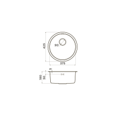Кухонная мойка Omoikiri Toya 42-U/IF-IN нерж. сталь/нержавеющая сталь, 4993186