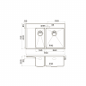 Кухонная мойка Omoikiri Akisame 78-2-R-LG нерж. сталь/светлое золото, 4973088