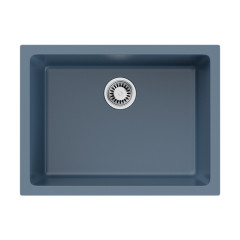 Кухонная мойка Omoikiri Okinoshima 61-U/I-SB Natceramic/smoky blue, 4997065