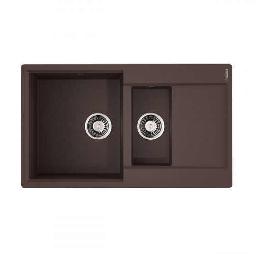 Кухонная мойка Omoikiri Daisen 86-2-DC Artgranit/темный шоколад, 4993476