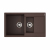 Кухонная мойка Omoikiri Daisen 86-2-DC Artgranit/темный шоколад, 4993476