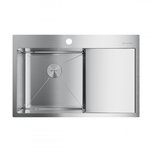Кухонная мойка Omoikiri Akisame 78-L-IN нерж. сталь/нержавеющая сталь, 4973060