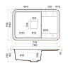 Кухонная мойка Omoikiri Tasogare 78-DC Artgranit/темный шоколад, 4993749