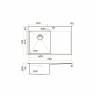 Кухонная мойка Omoikiri Akisame 78-L-LG нерж. сталь/светлое золото, 4973085