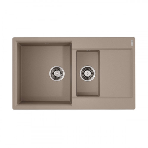 Кухонная мойка Omoikiri Daisen 86-2-SA Artgranit/бежевый, 4993478