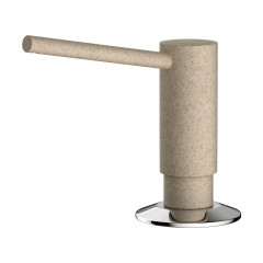 Дозатор Omoikiri OM-02-SA латунь/бежевый