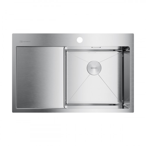 Кухонная мойка Omoikiri Akisame 78-R-IN нерж. сталь/нержавеющая сталь, 4973061