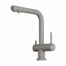 Смеситель для кухни Omoikiri Nagano-P-GR латунь/leningrad grey, 4974219