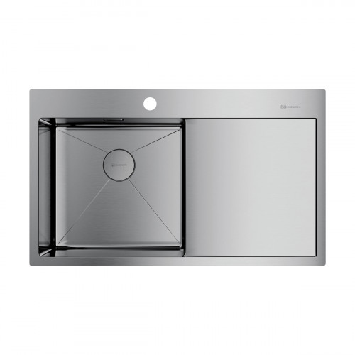 Кухонная мойка Omoikiri Akisame 86-L-IN нерж. сталь/нержавеющая сталь, 4993760