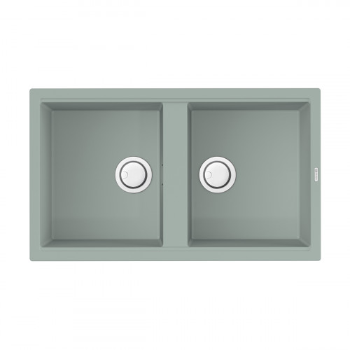 Кухонная мойка Omoikiri Kitagawa 86-2-WG Artceramic/wind green, 4993731