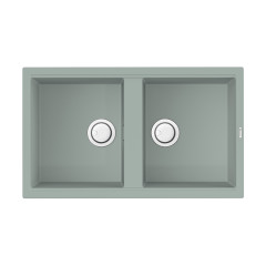 Кухонная мойка Omoikiri Kitagawa 86-2-WG Artceramic/wind green, 4993731