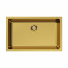 Кухонная мойка Omoikiri Okinoshima 76-U/I-G Glossy Natceramic/золото глянцевое, 4993041