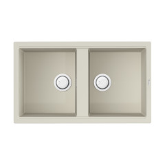 Кухонная мойка Omoikiri Kitagawa 86-2-WH Artceramic/белый, 4993806