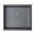 Кухонная мойка Omoikiri Kasen 49-16-INT-GM нерж. сталь/вороненая сталь, 4997055