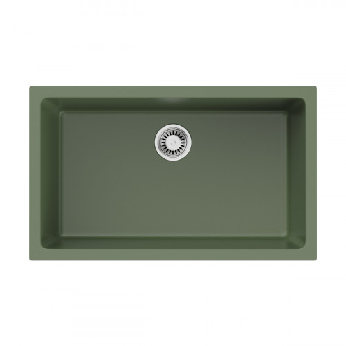 Кухонная мойка Omoikiri Okinoshima 76-U/I-OL Natceramic/olive, 4997147