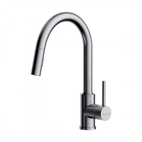 Смеситель для кухни Omoikiri Shinagawa-SB-BN латунь/нержавеющая сталь, 4994459