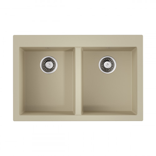 Кухонная мойка Omoikiri Bosen 80-2-BE Tetogranit/ваниль, 4993837