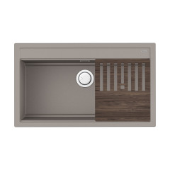 Кухонная мойка Omoikiri Kitagawa 86-LB-GR Artceramic/leningrad grey, 4993796