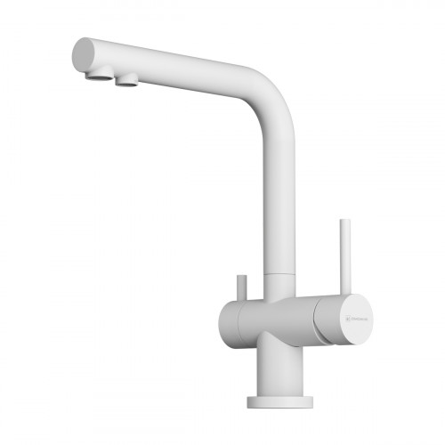 Смеситель для кухни Omoikiri Nagano-P-WH латунь/белый, 4974054