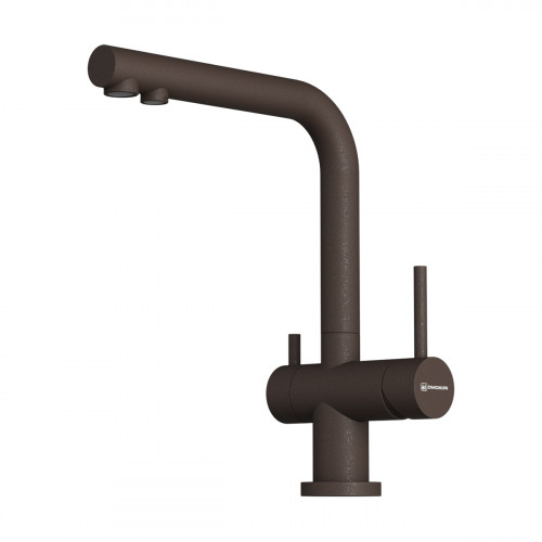 Смеситель для кухни Omoikiri Nagano-P-DC латунь/темный шоколад, 4974048