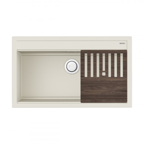 Кухонная мойка Omoikiri Kitagawa 86-LB-WH Artceramic/белый, 4993795